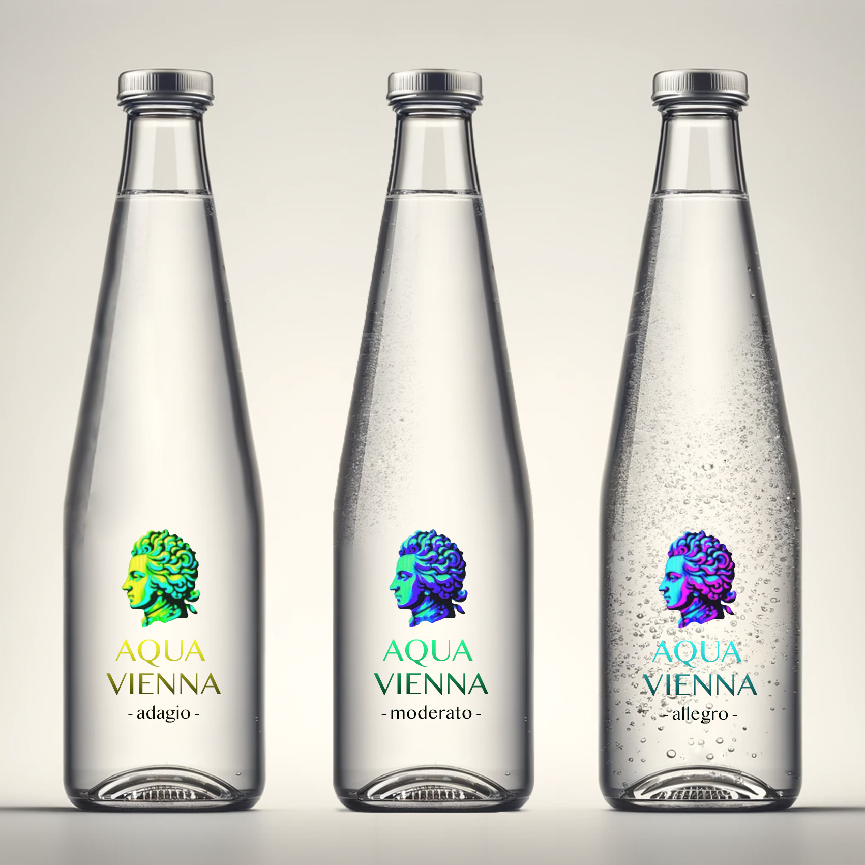 三款 AQUA VIENNA 高端水瓶设计概念